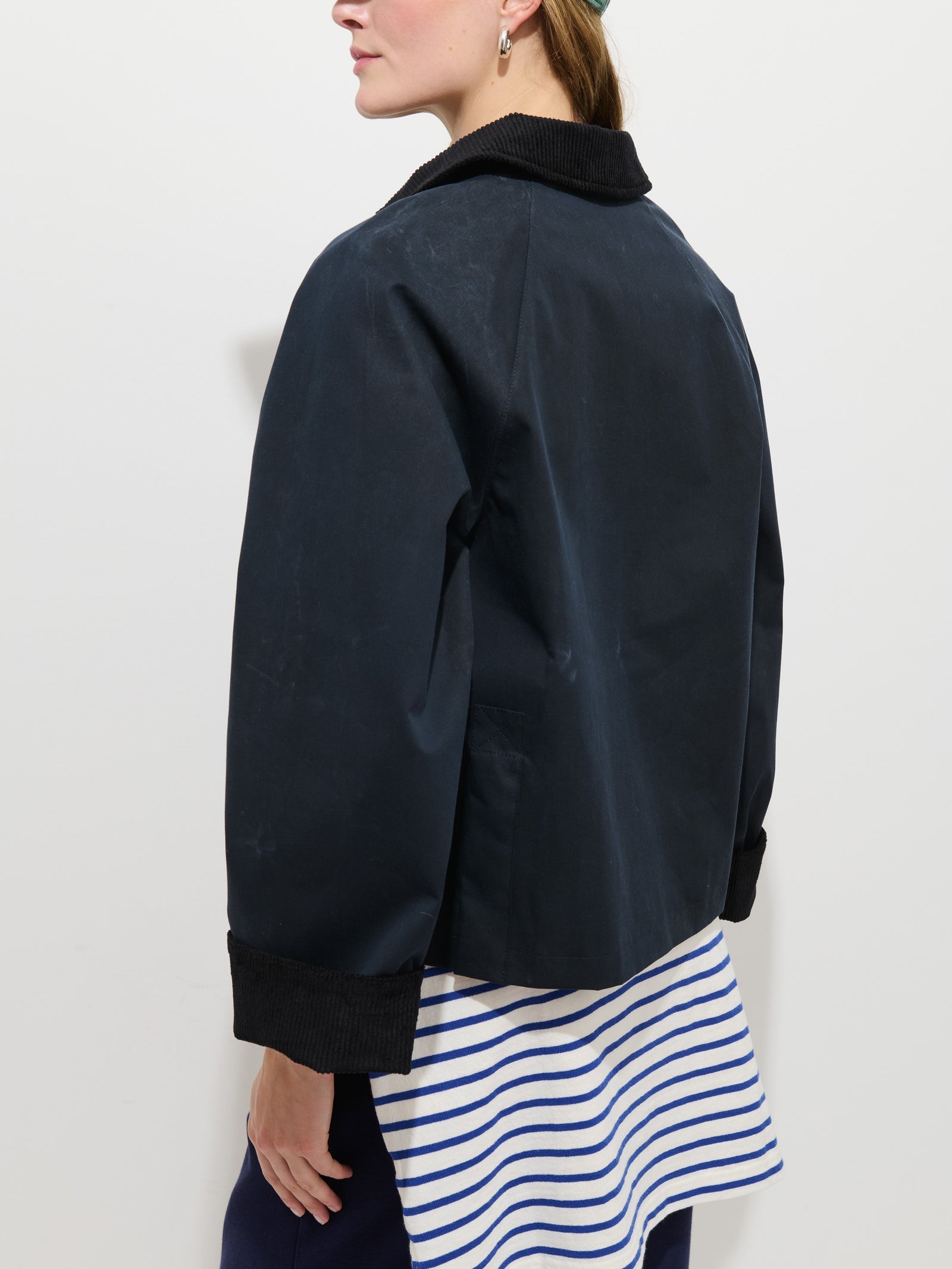Alex Mill - Cropped Chiltern Waxed Jacket - Navy