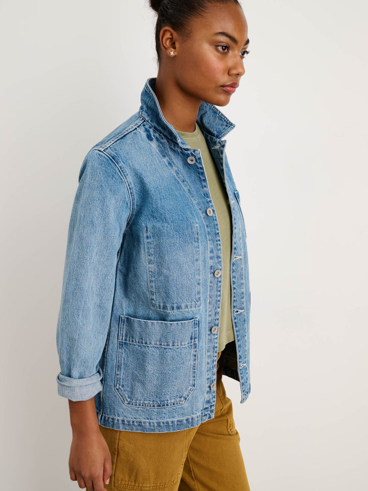 Alex Mill Britt Work Jacket Denim Vintage Wash