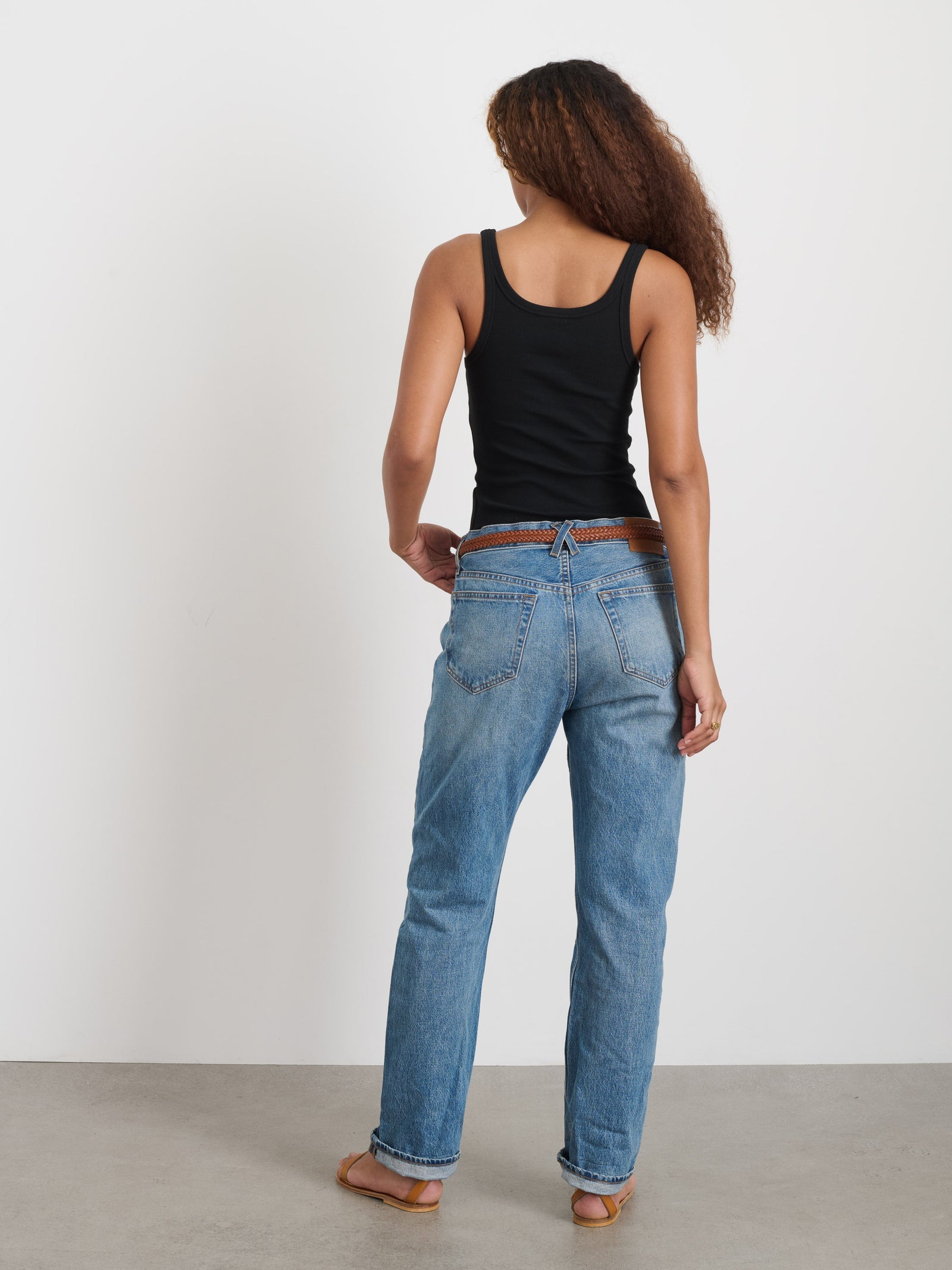 Alex Mill - Mckenna Rib Tank - Rich Black