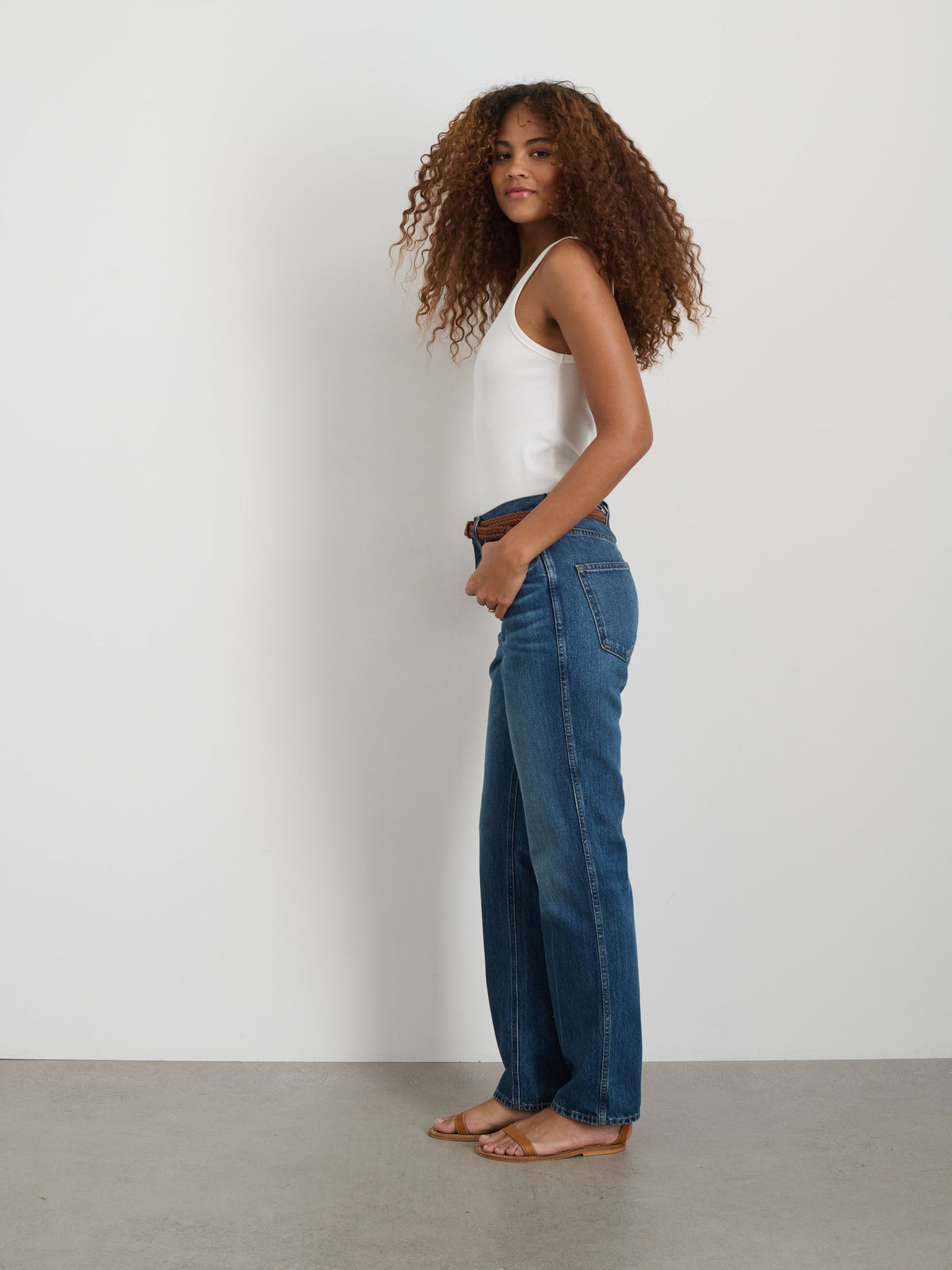 Alex Mill - Mckenna Rib Tank - Sea Salt