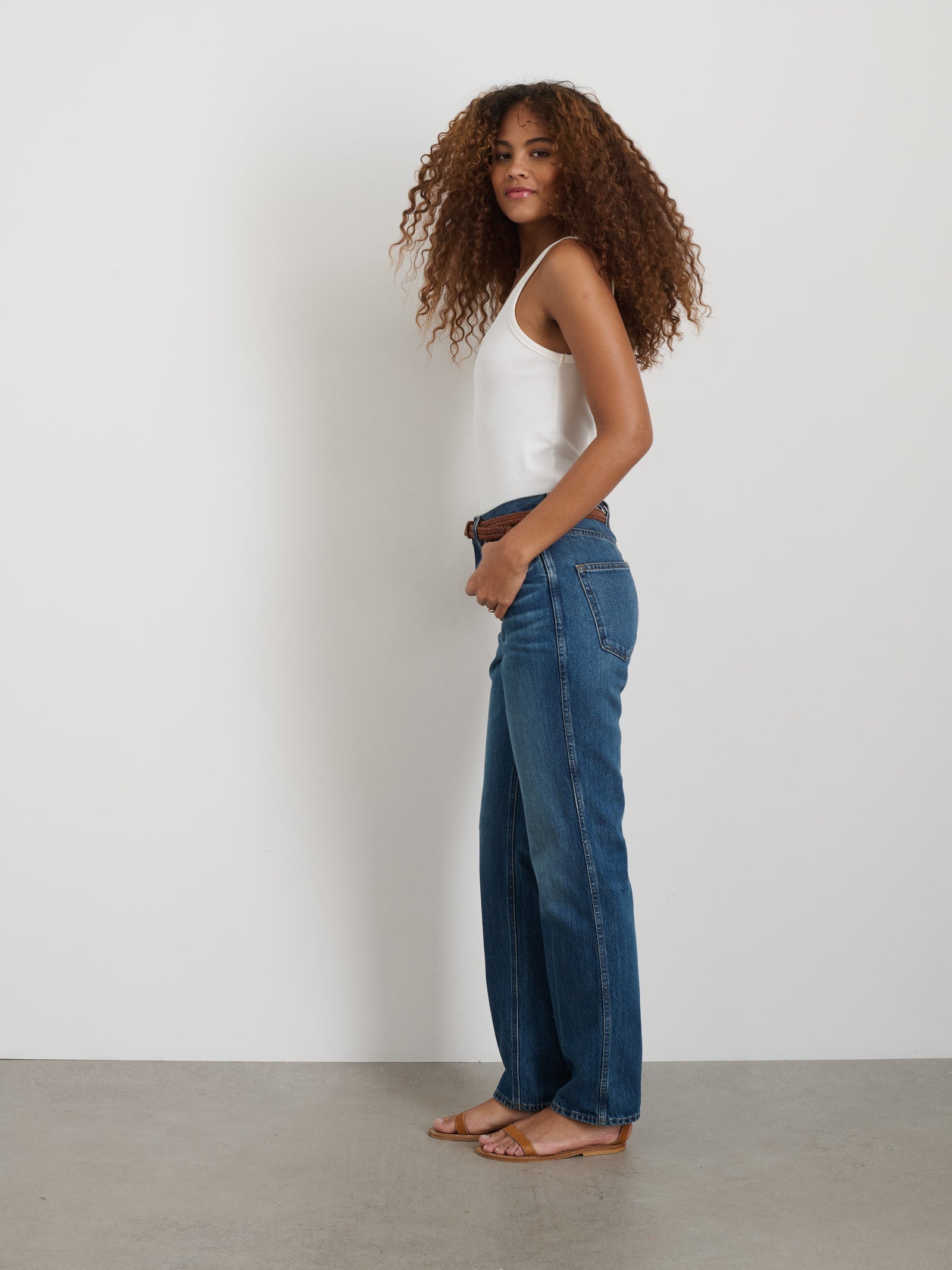 Alex Mill - Mckenna Rib Tank - Sea Salt