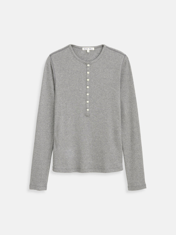 Alex Mill Laine Shirt Cotton Modal Heather Grey