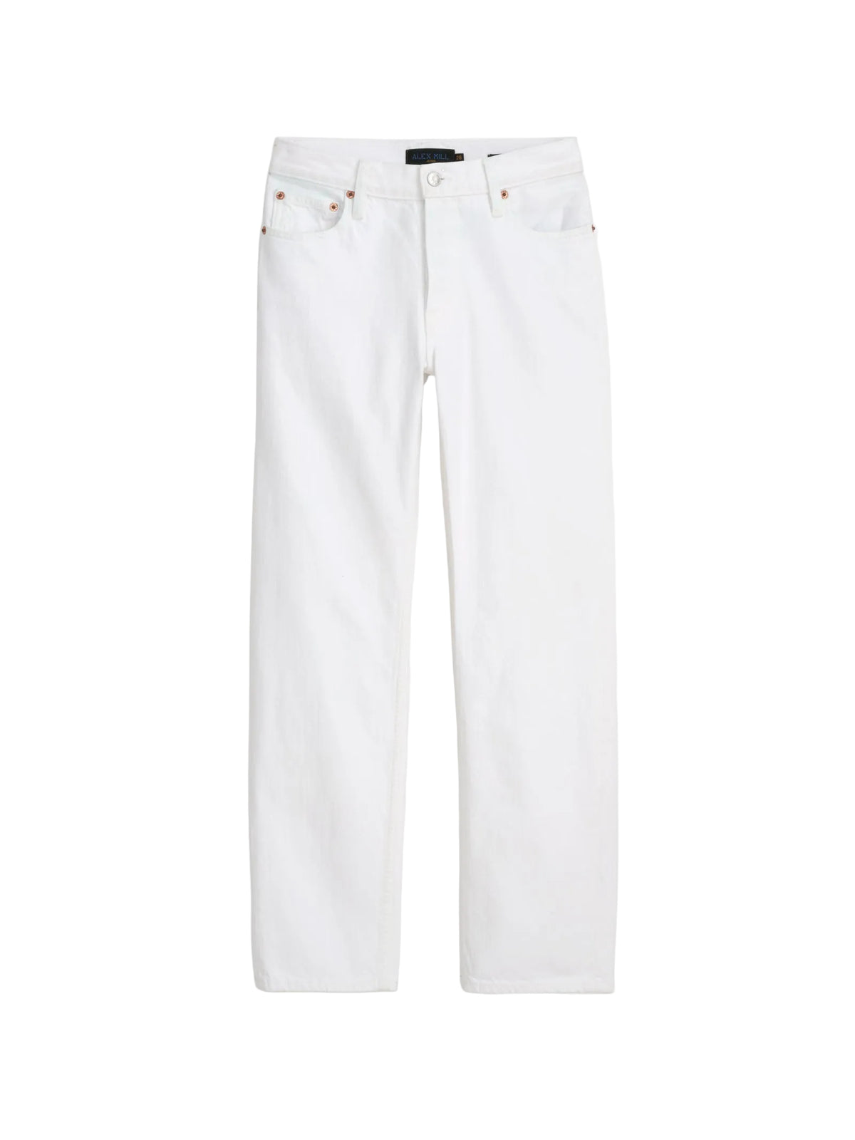 Alex Mill - Jane Mid Rise Straight Jean - Shiro White