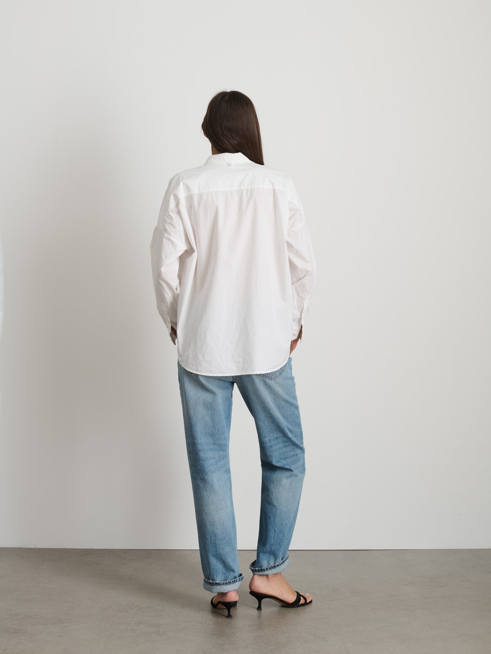 Alex Mill - Jo Shirt in Cotton Poplin - White