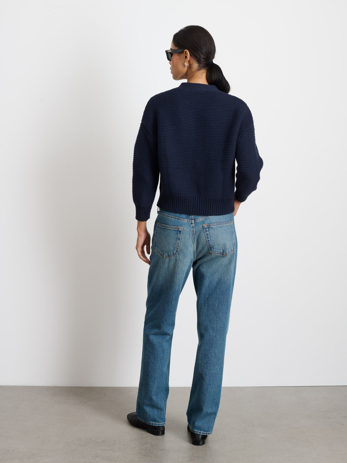 Alex Mill - Nico Cotton Cardigan - Dark Navy
