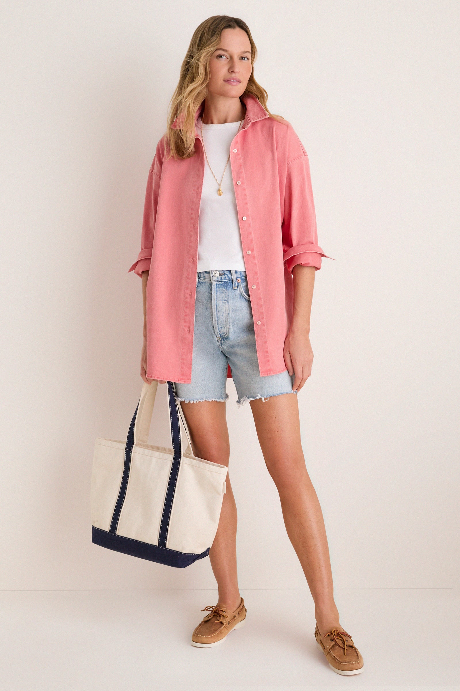 Murray's Toggery Shop x Tuckernuck - Blane Boyfriend Buttondown Shirt - Nantucket Red™