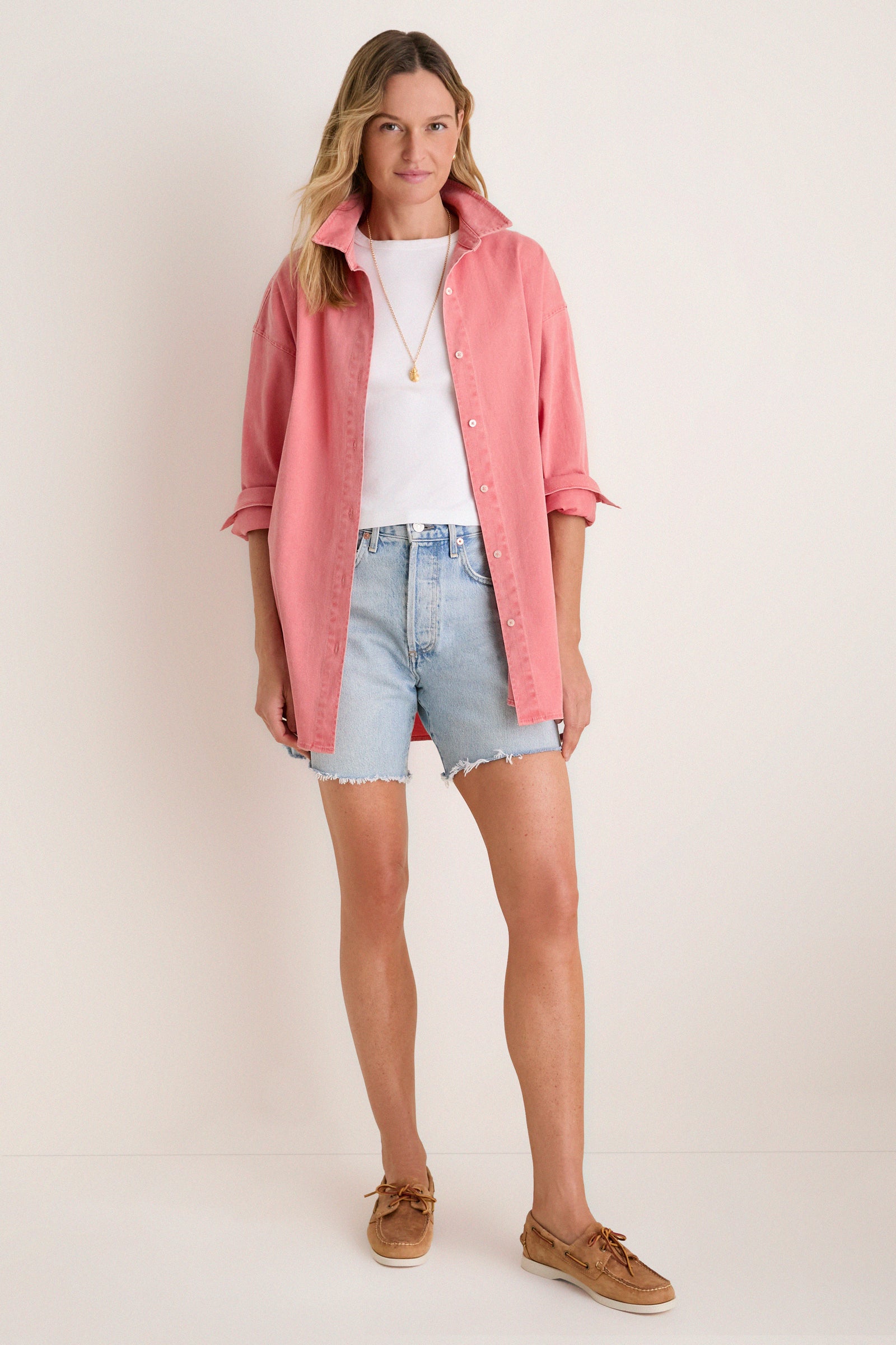 Murray's Toggery Shop x Tuckernuck - Blane Boyfriend Buttondown Shirt - Nantucket Red™
