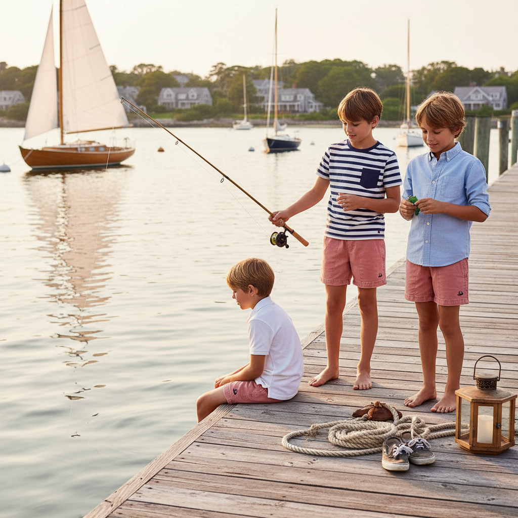 Boys Coastal New England Setting