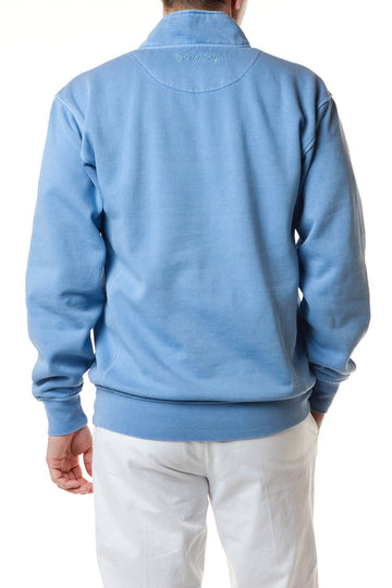 Castaway Breakwater 1/4 Zip-Squall Blue
