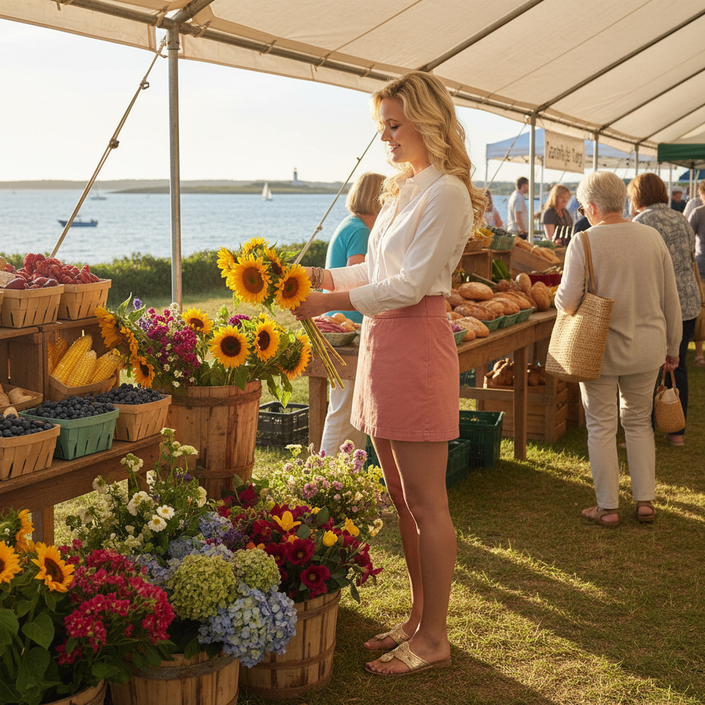 Cape Cod Market Scene
