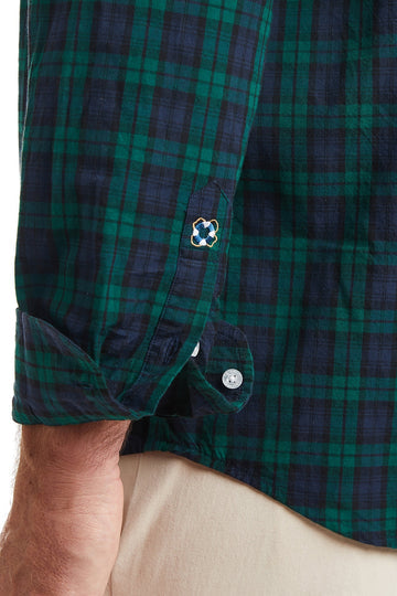 Castaway CHASE SHIRT TARTAN-BLACKWATCH