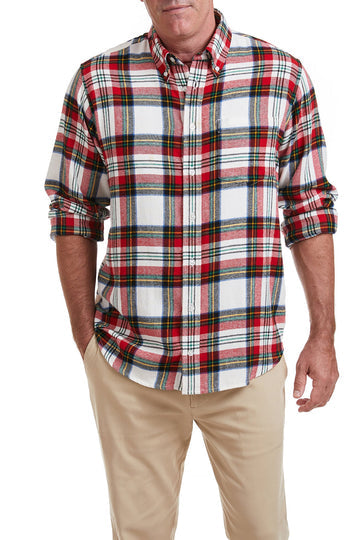 Castaway Chase Shirt - Dress Stewart Flannel