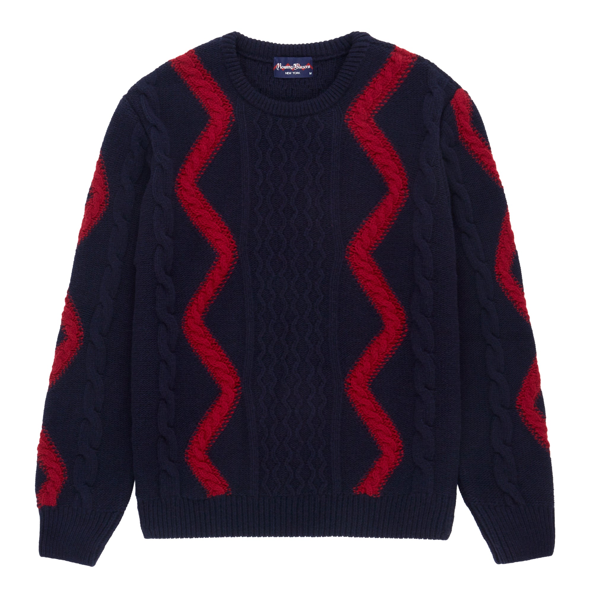 Rowing Blazers Mens Fisherman Sweater - Navy