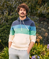 Marine Layer COLORBLOCK PULLOVER HOODIE-MOOD INDIGO