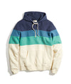 Marine Layer COLORBLOCK PULLOVER HOODIE-MOOD INDIGO