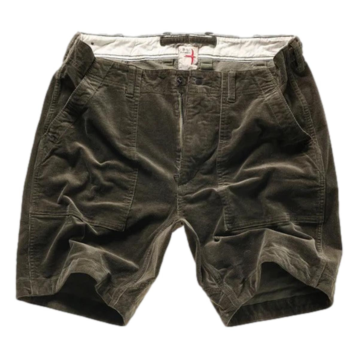 Relwen CORD SUPPLY SHORT 7.5 DK OLIVE