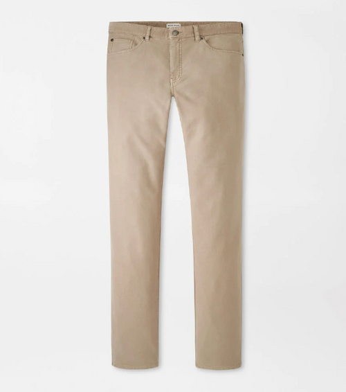 Peter Millar Coastline Five-Pocket Pant-Khaki