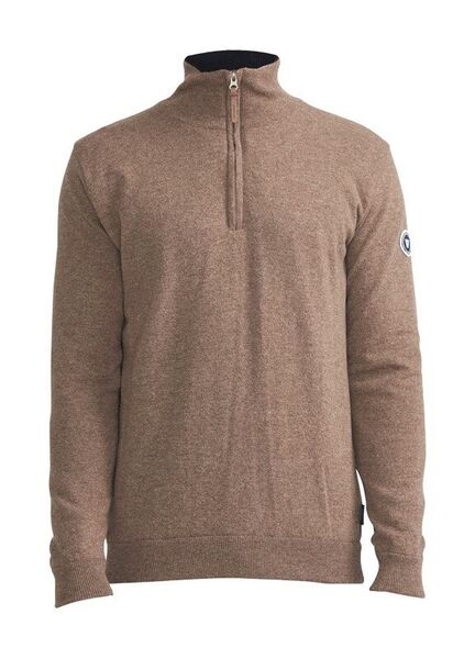 Holebrook DUNCAN T-NECK Sweater 1/4 Zip WP-WALNUT