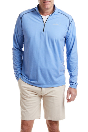 Castaway Dunewalker Quarterzip -Olympic Blue