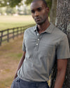 Billy Reid S/S PENSACOLA POLO-WASHED GREY