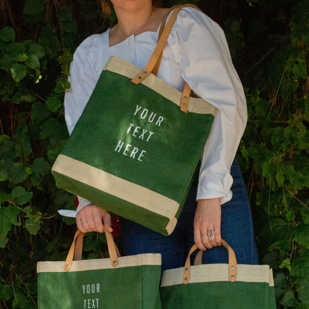 Apolis - Market Tote - Nantucket, Massachusetts USA in Field Green