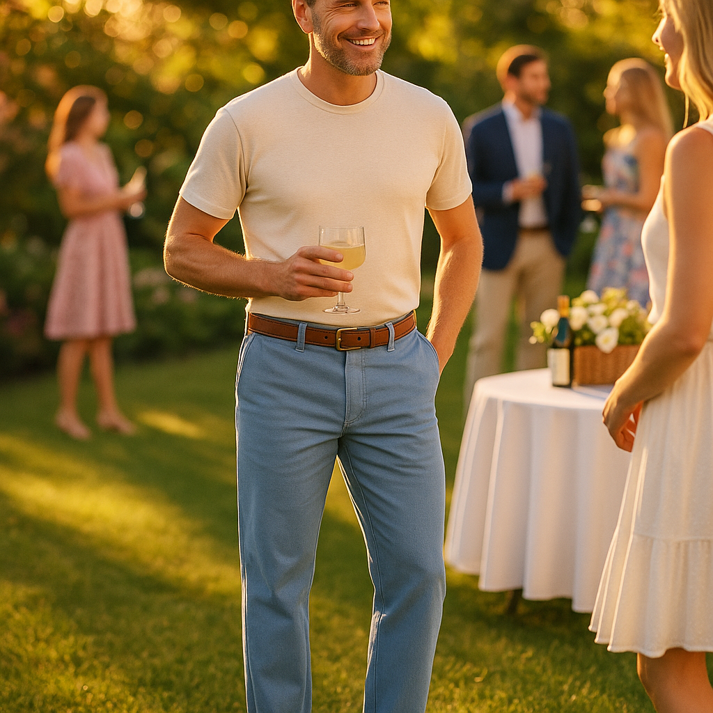Garden party lifestyle image