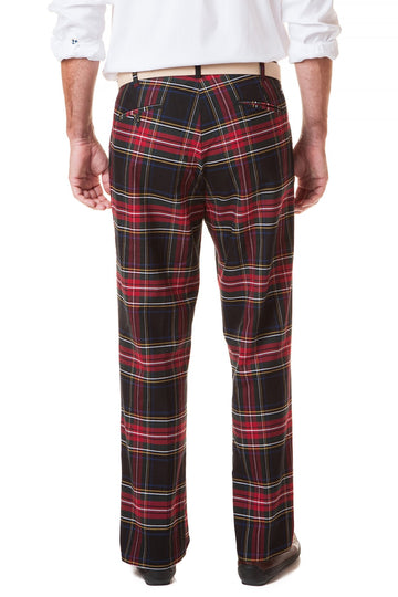 Castaway TARTAN HARBOR PANT - BLACK STEWART