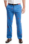 Castaway HARBOR PANT EMB - CRAB &amp; LOBSTER-DEEP OCEAN BLUE