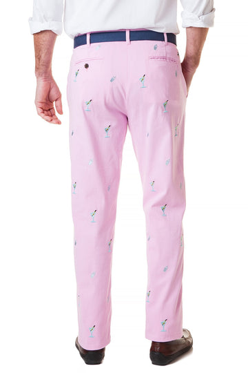 Castaway Harbor Pant-Pink w/ Martini & Shaker