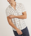 Marine Layer SS ISLAND COTTON PLAIN WEAVE SHIRT-NATURAL ICON