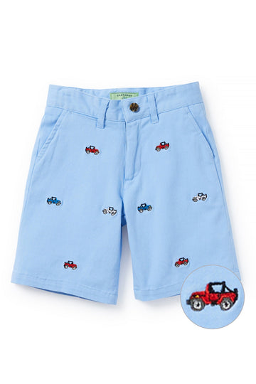 Castaway Boys Jetties Short Stretch Twill Liberty w/ Jeeps