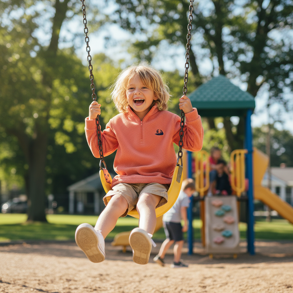 Kids Fleece Playground Lifestyle