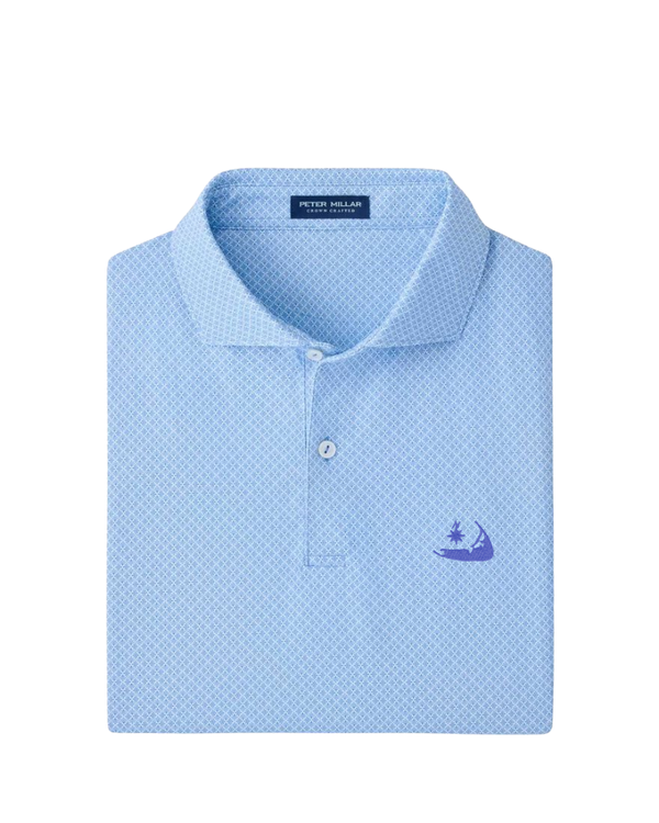 Peter Millar - Granada Performance Jersey Polo - Dusk Blue