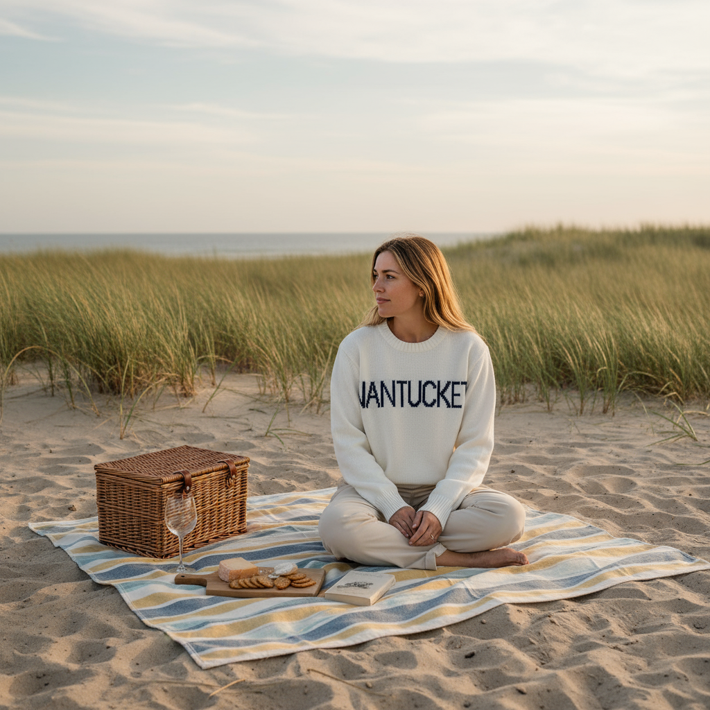 Nantucket Sweater Beach Lifestyle
