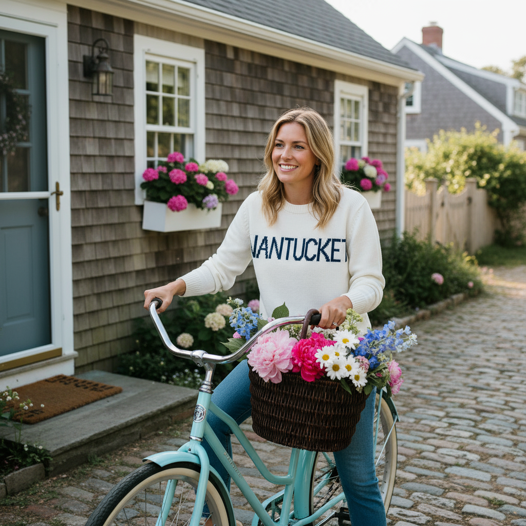 Nantucket Sweater Cottage Lifestyle