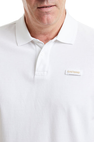 Castaway ONSHORE POLO-WHITE