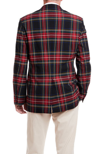 Castaway Sportcoat Black Stewart Tartan