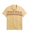Marine Layer SS ARCHIVE POLO-YELLOW VINTAGE STRIPE
