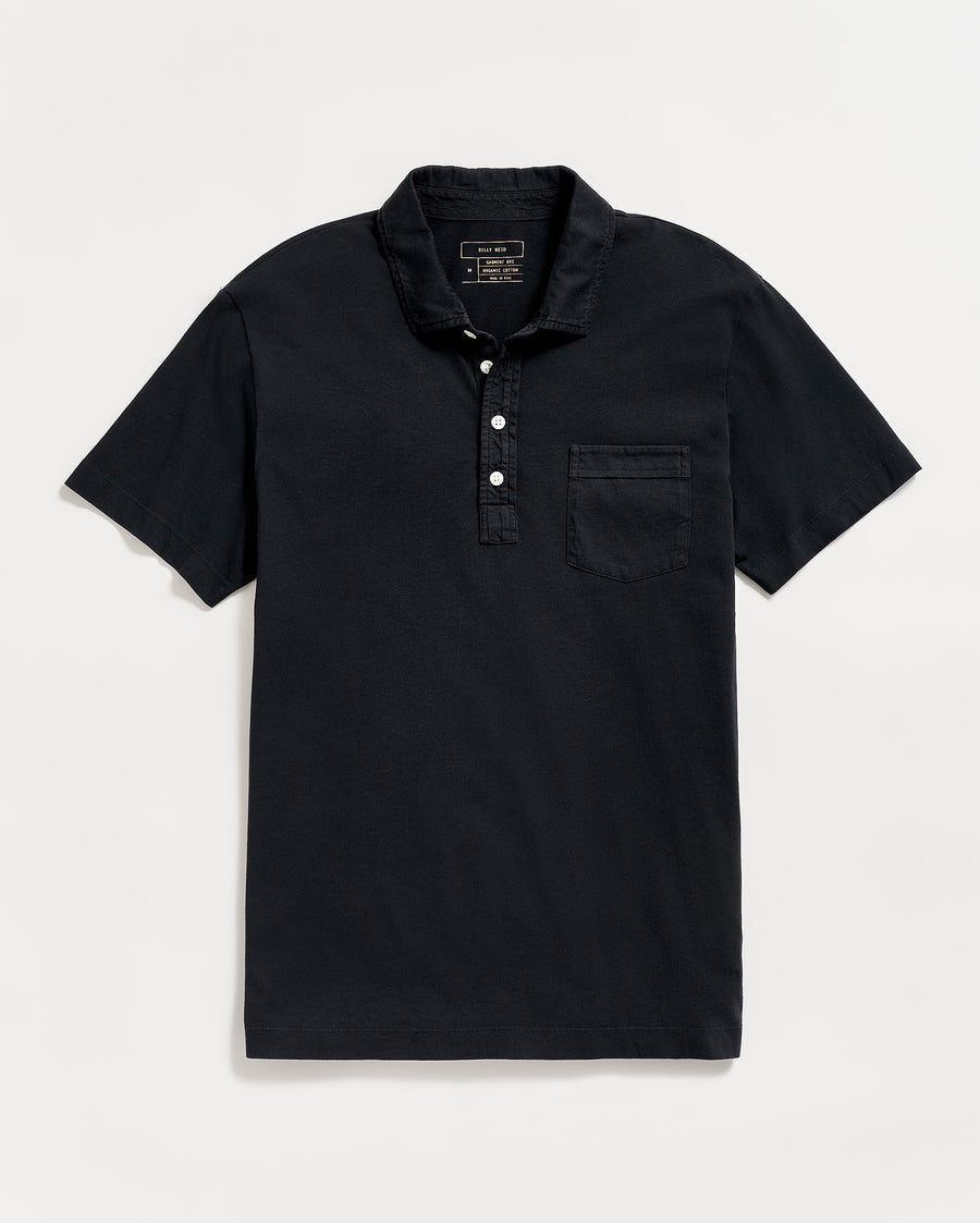 Billy Reid S/S PENSACOLA POLO-BLACK