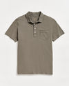 Billy Reid S/S PENSACOLA POLO-WASHED GREY