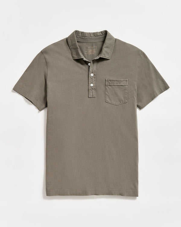Billy Reid S/S PENSACOLA POLO-WASHED GREY - Murray's Toggery Shop