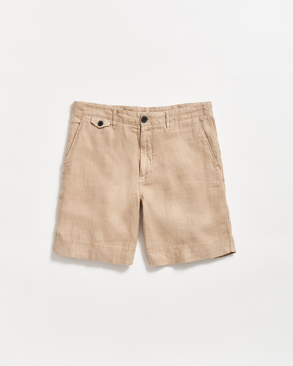 Billy Reid LINEN MOORE SHORT-KHAKI