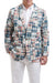 Castaway Mens Spinnaker Blazer - Grey Lady Patch Madras