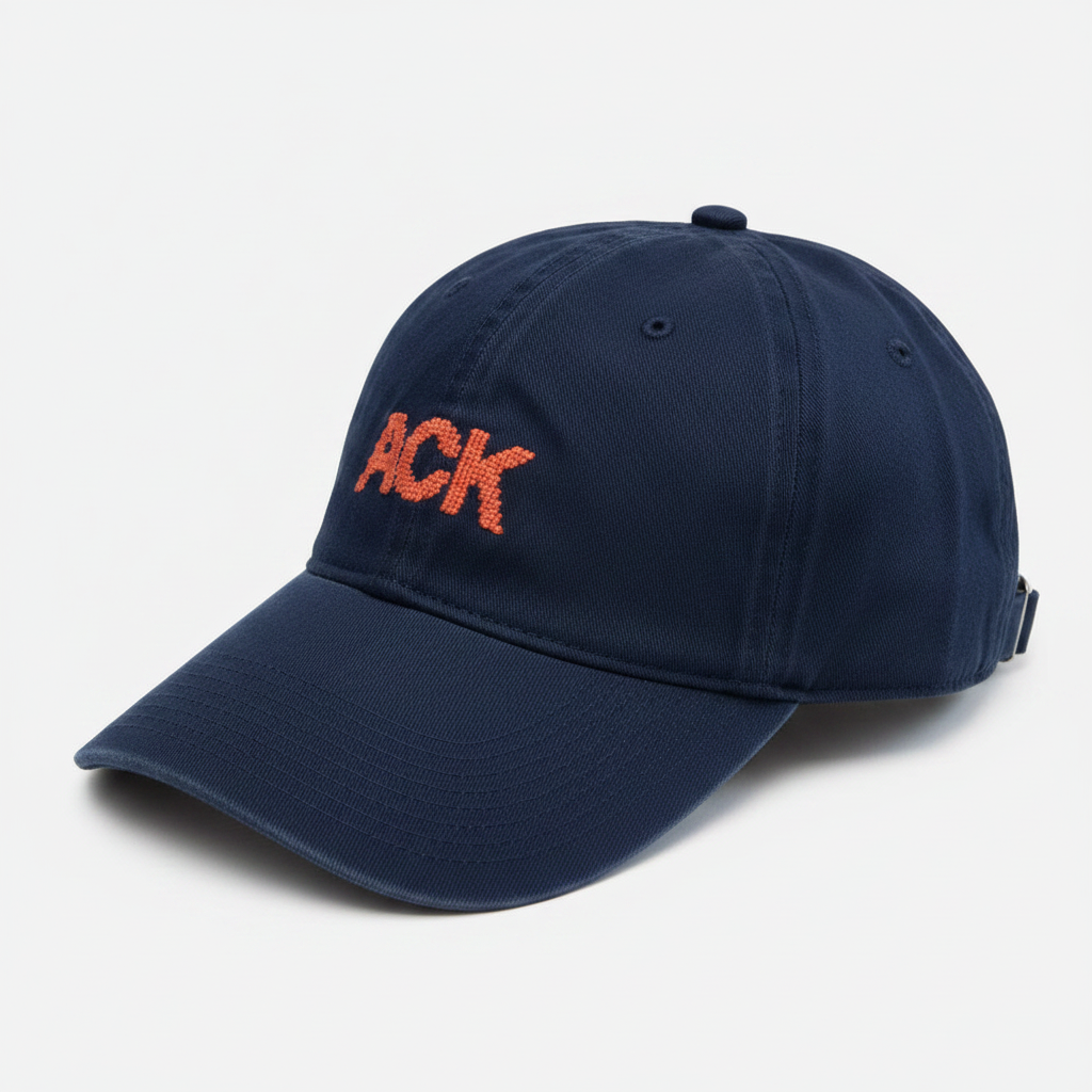 Studio - Smathers & Branson ACK Needlepoint Hat Navy