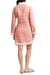 Castaway Tunic Dress Nantucket Red Linen w/ White Trim