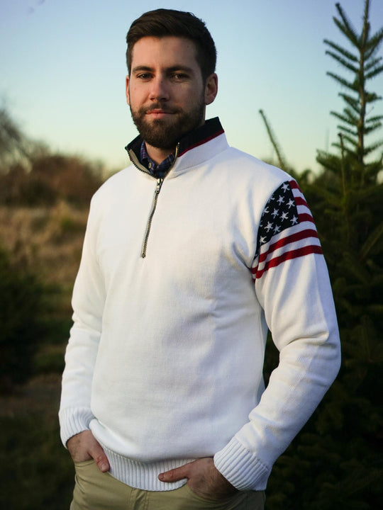 Holebrook MEN’S US FLAG WP-WHITE