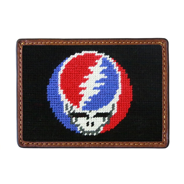 Steal Your Face Needlepoint Card Wallet