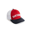 Red/White Blue Trucker - Nantucket