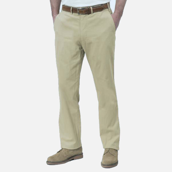 Nantucket Reds Collection® Men's Plain Front Pants - Khaki