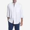 Castaway Chase Shirt White with Royal Stewart Trim 